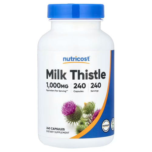 Nutricost Cardo Mariano 240mg - 240 Cápsulas