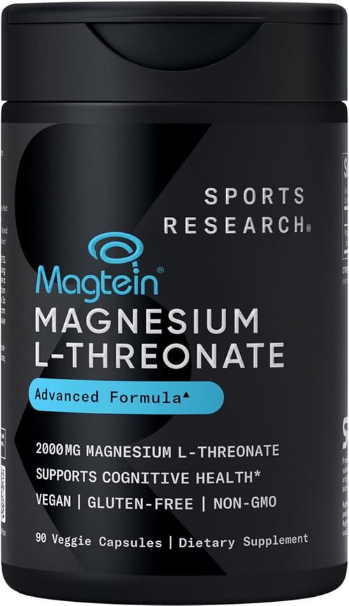 Sports Research Magnesio L-Treonato 2000mg - 135 Cápsulas Vegetales
