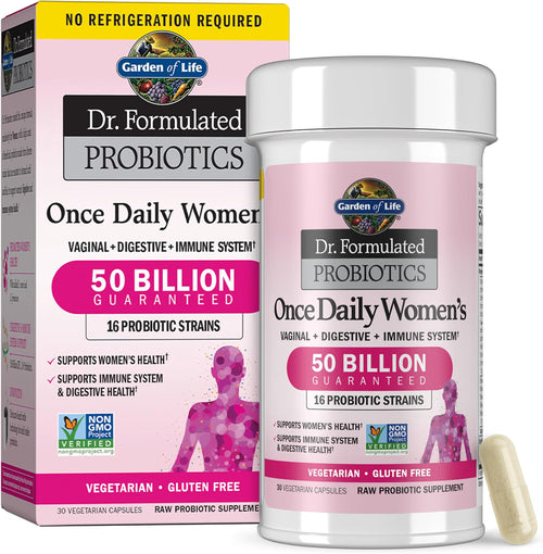 Garden of Life Probiótico Once Daily Women's 50 Billones - 30 Cápsulas