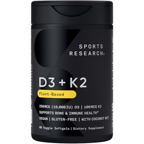 Sports Research D3 + K2 60 cápsulas