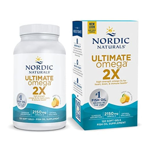 Nordic Naturals Ultimate Omega 2X 60 softgels frasco
