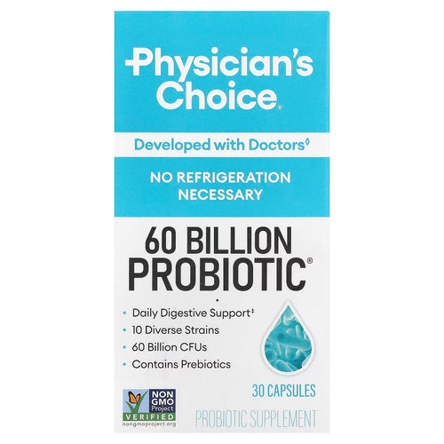 Physician's Choice Probiótico 60 Billones 10 Cepas - 30 Cápsulas
