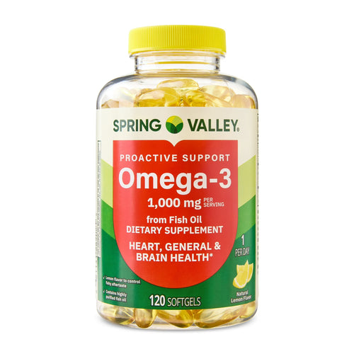 Spring Valley Omega-3 1000mg - 120 Softgels
