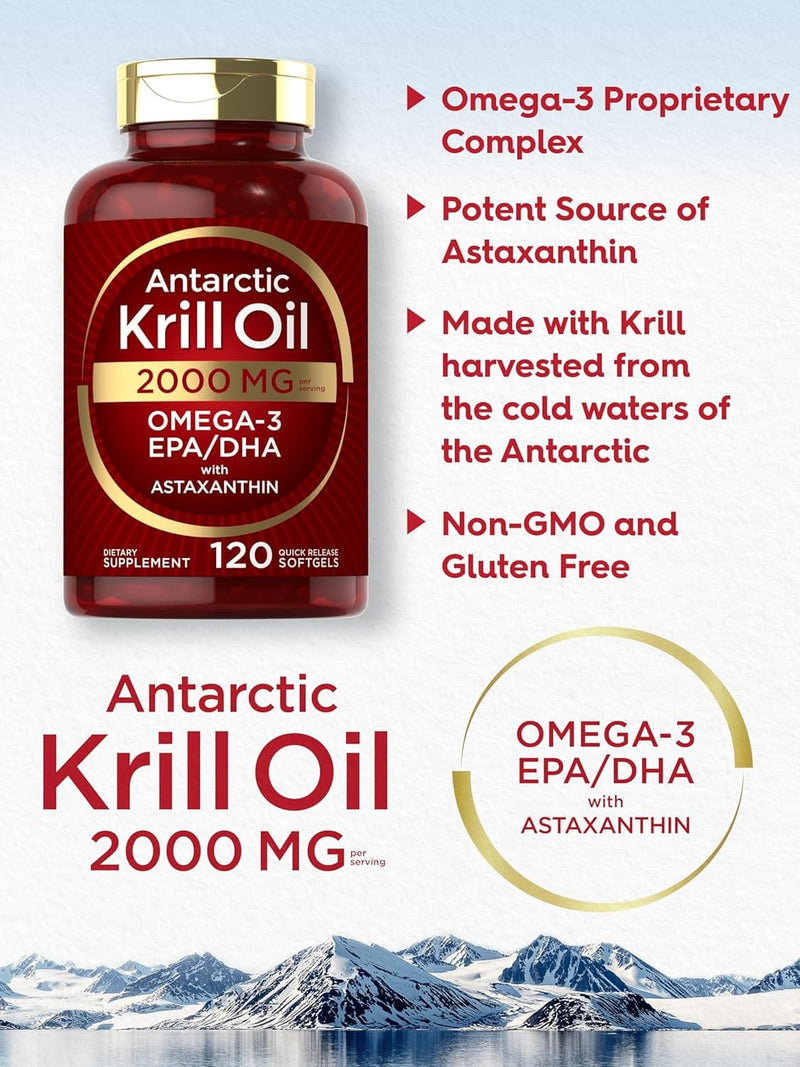 Carlyle Krill Oil información nutricional
