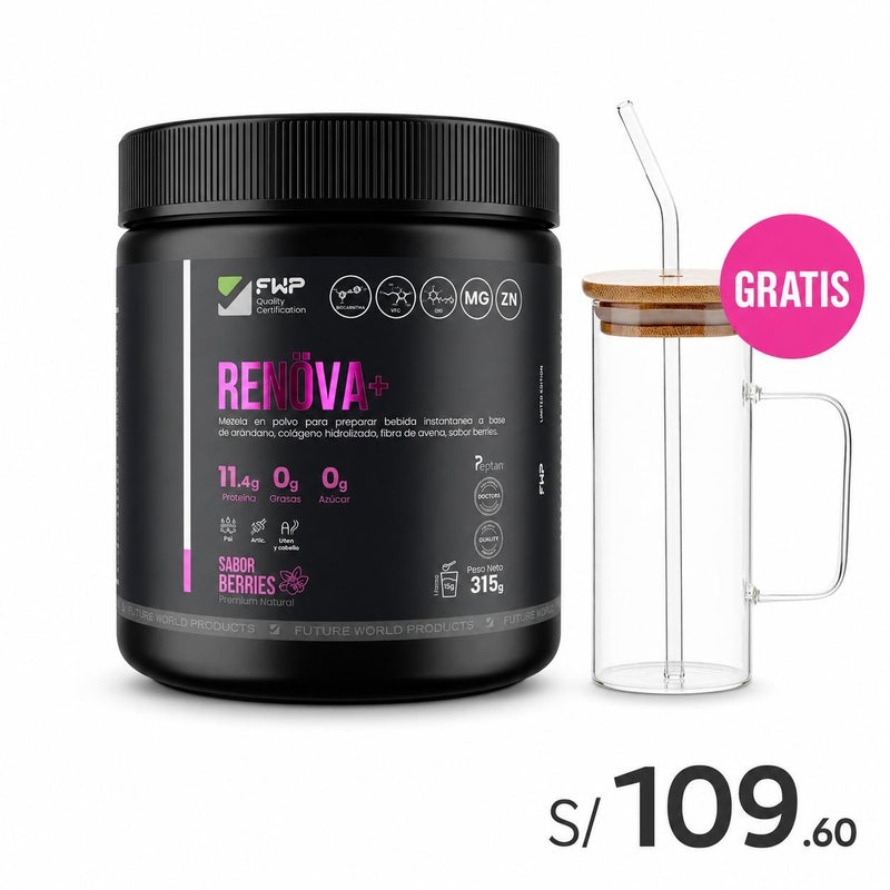 FWP Renova Colágeno + Vaso de Regalo