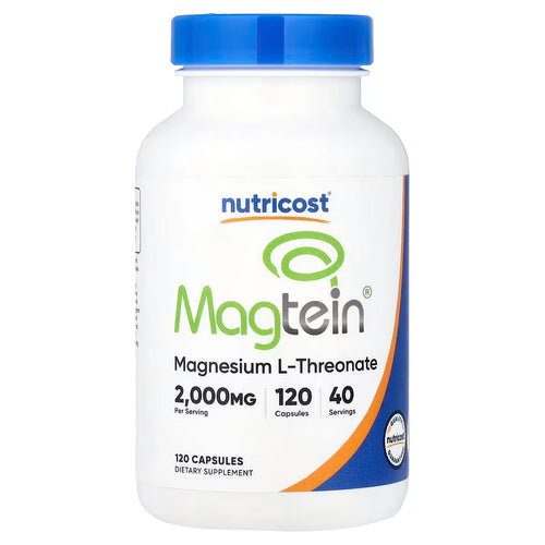 Nutricost Magtein Magnesio L-Treonato 2000mg - 120 Cápsulas