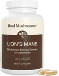 Real Mushrooms Melena de León con Betaglucanos - 120 Cápsulas