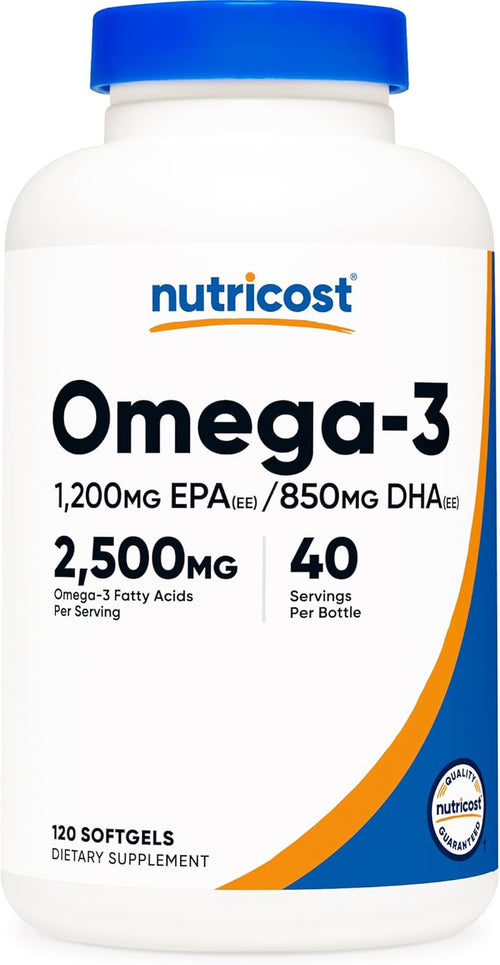 Nutricost Omega 3 2500mg - 120 Cápsulas