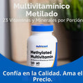 Nutricost Multivitamínico metilado 120 cápsulas, 60 porciones - 23 vitaminas y minerales por porción
