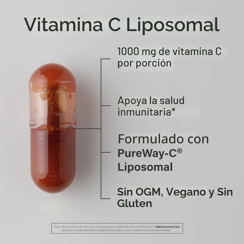 Sports Research Vitamina C Liposomal 1000mg - 180 Cápsulas Líquidas