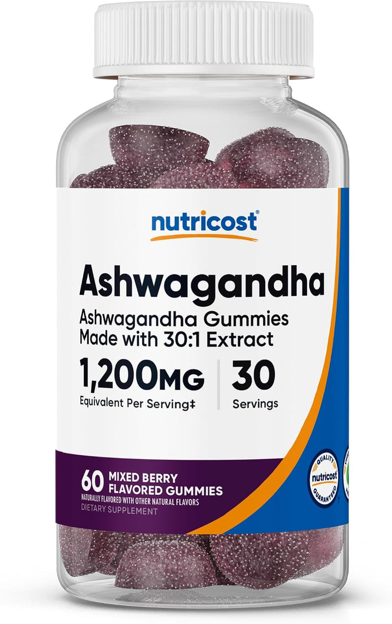 NUTRICOST ASHWAGANDHA 1200MG 60GUM