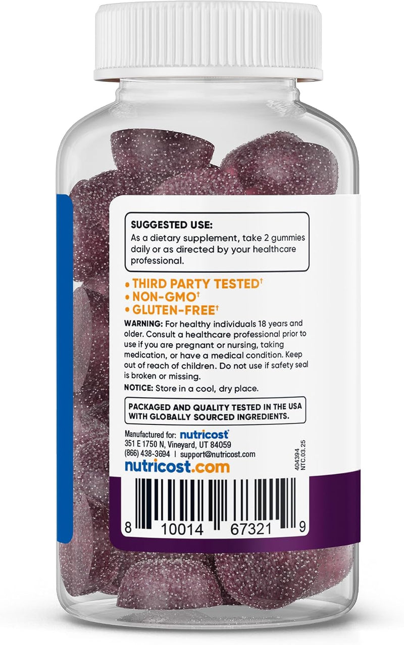 NUTRICOST ASHWAGANDHA 1200MG 60GUM