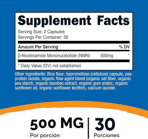 Nutricost NMN - 60 Cápsulas