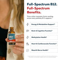 Triquetra Vitamina B12 5000mcg Sublingual - 3 Formas Activas (60 servicios)
