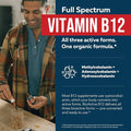 Triquetra Vitamina B12 5000mcg Sublingual - 3 Formas Activas (60 servicios)