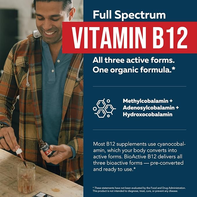 Triquetra Vitamina B12 5000mcg Sublingual - 3 Formas Activas (60 servicios)