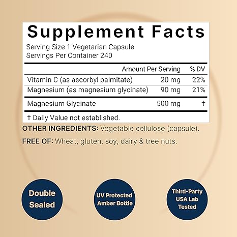 NaturBell Magnesio Glicinato 500mg