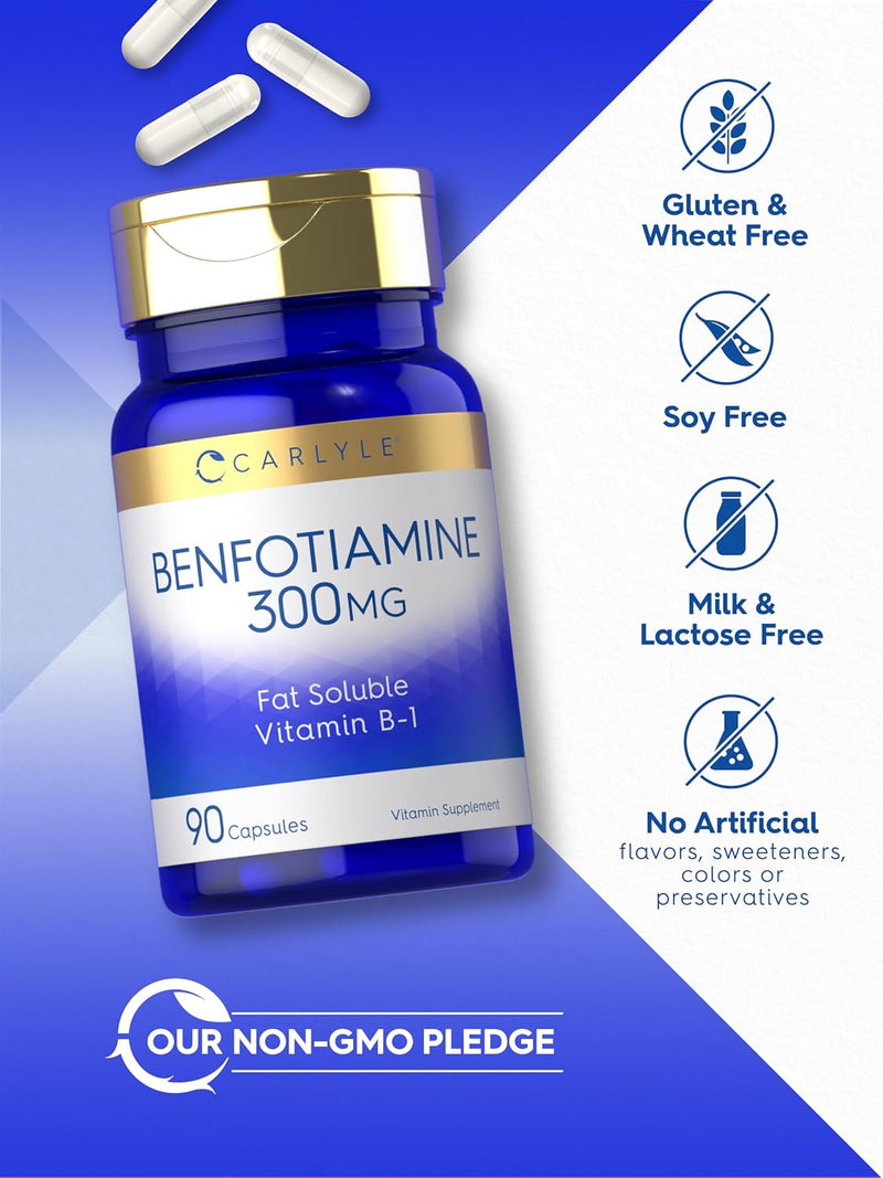 Carlyle Benfotiamina 300mg - 90 Cápsulas
