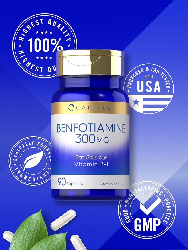 Carlyle Benfotiamina 300mg - 90 Cápsulas