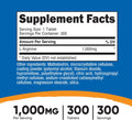 Nutricost L-Arginina 1000mg - 300 Tabletas