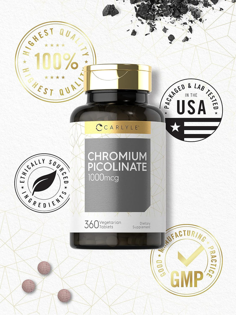 Carlyle Cromo Picolinato - 360 Cápsulas