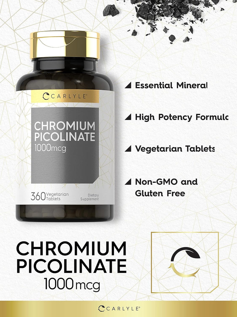 Carlyle Cromo Picolinato - 360 Cápsulas