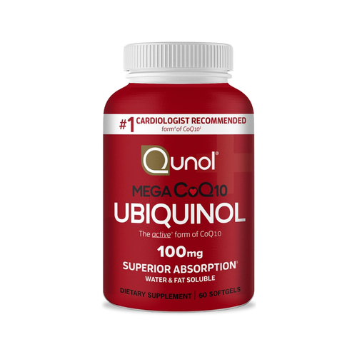 Qunol Mega CoQ10 Ubiquinol - 60 Cápsulas
