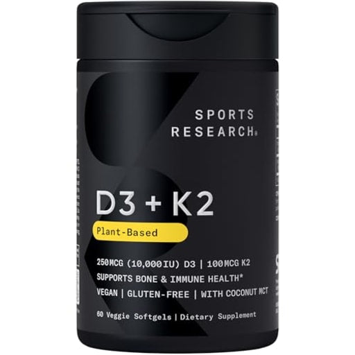 Sports Research D3 + K2 60 cápsulas
