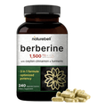 NaturBell Berberina + Canela de Ceylán y Cúrcuma 1500mg - 240 Cápsulas