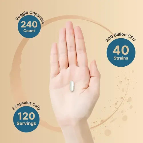 NaturBell Probióticos 200 Billones - 40 Cepas