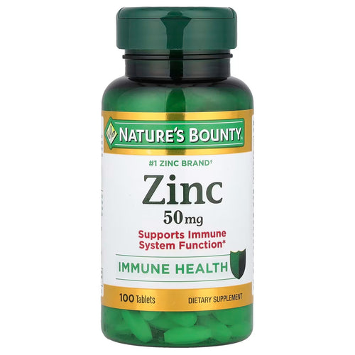 Nature's Bounty Zinc 50mg - 100 Tabletas