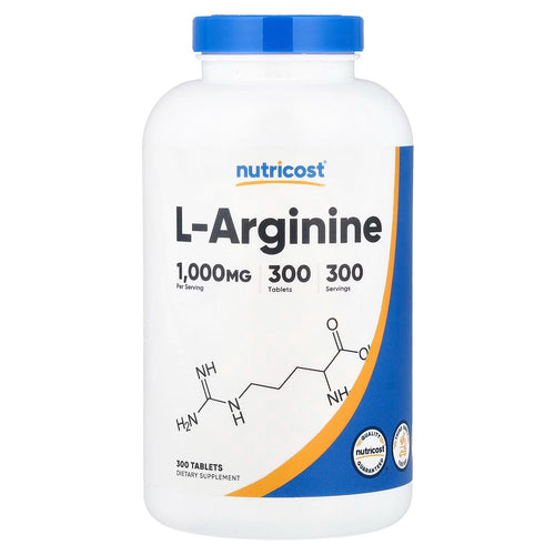 Nutricost L-Arginina 1000mg - 300 Tabletas
