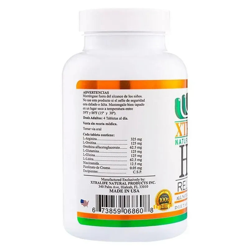 Xtralife HGH - 120 Cápsulas