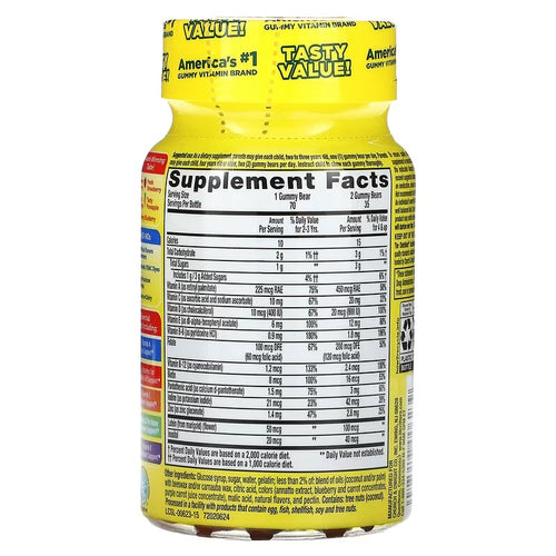 Lil Critters Multivitamínico para Niños - 70 Gomitas
