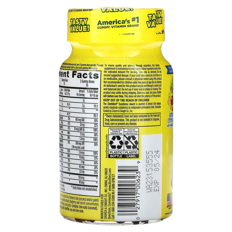 Lil Critters Multivitamínico para Niños - 70 Gomitas